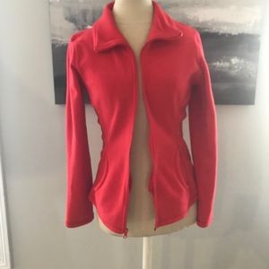 EUC M Old Navy Red Fleece Jacket